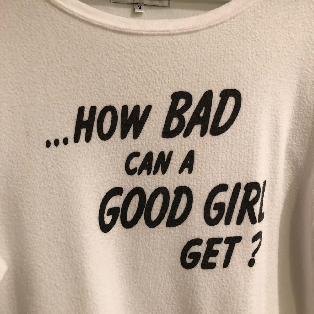 Wildfox white sweatshirt